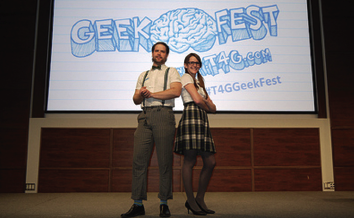 T4G’s Geekfest hosts take to the stage in 2013.